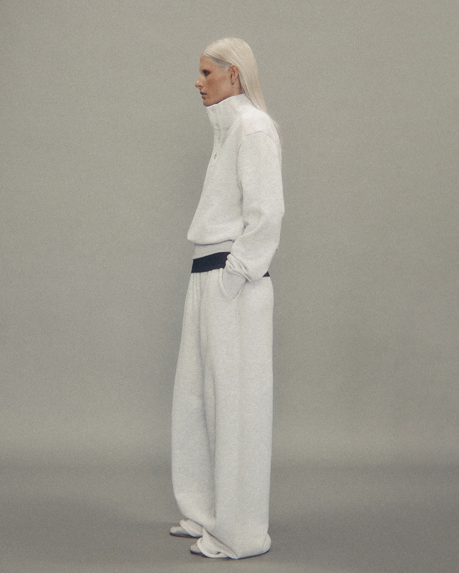 PORT PULLOVER HEATHER GREY - 5