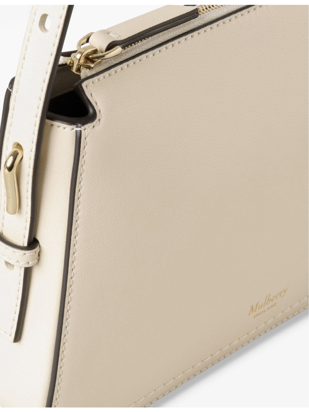 Clovelly Foiled-Logo Grained-Leather Pouch - 6