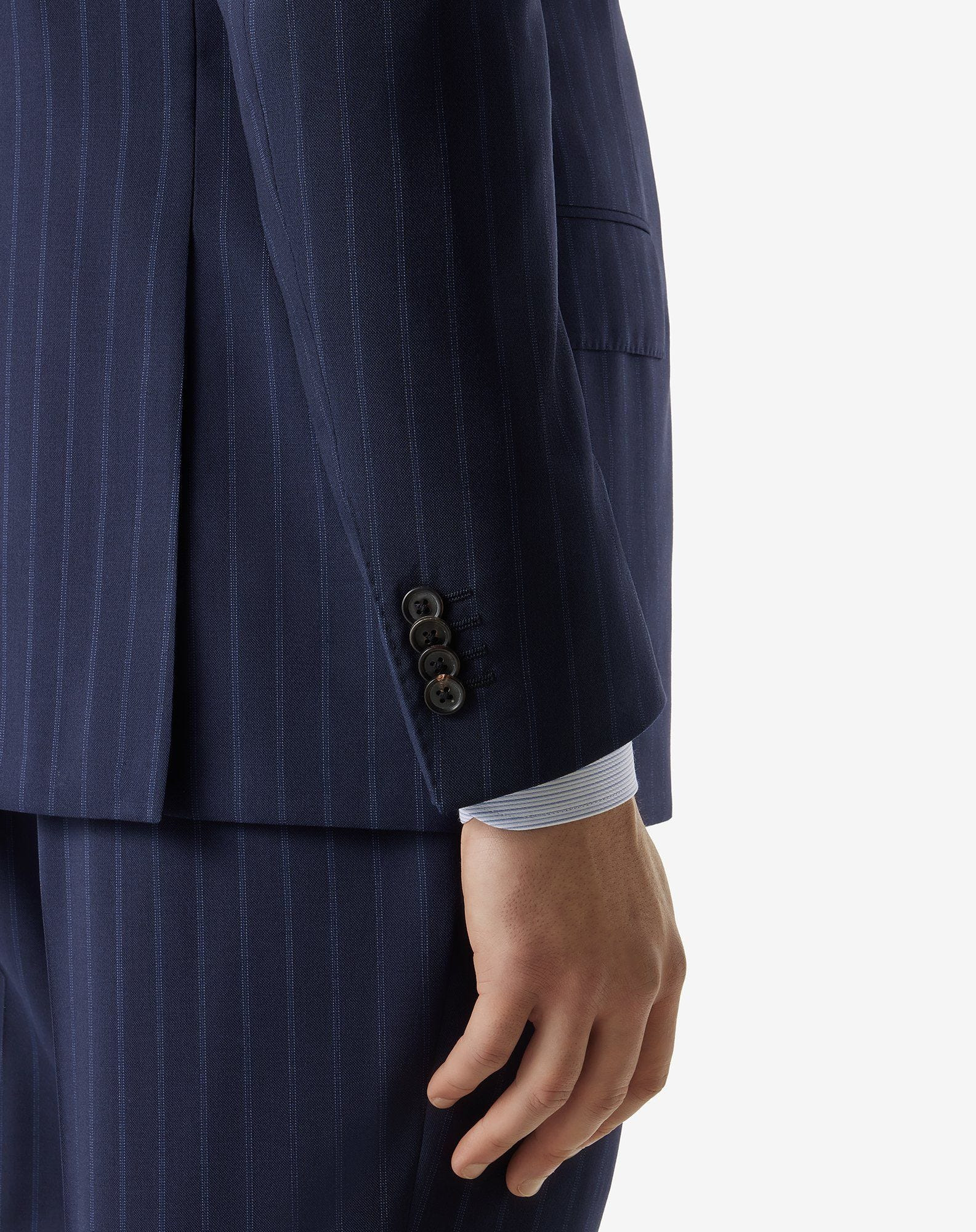 Blue pure wool suit - 6