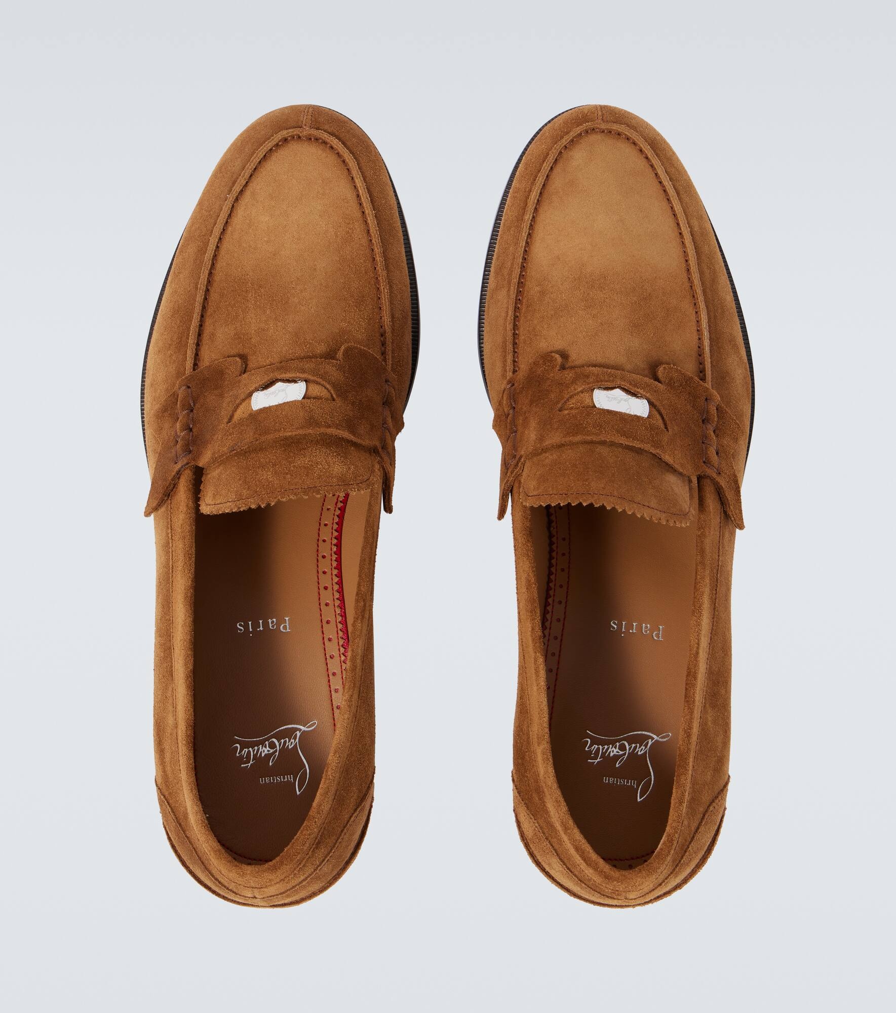 Penny leather penny loafers - 4