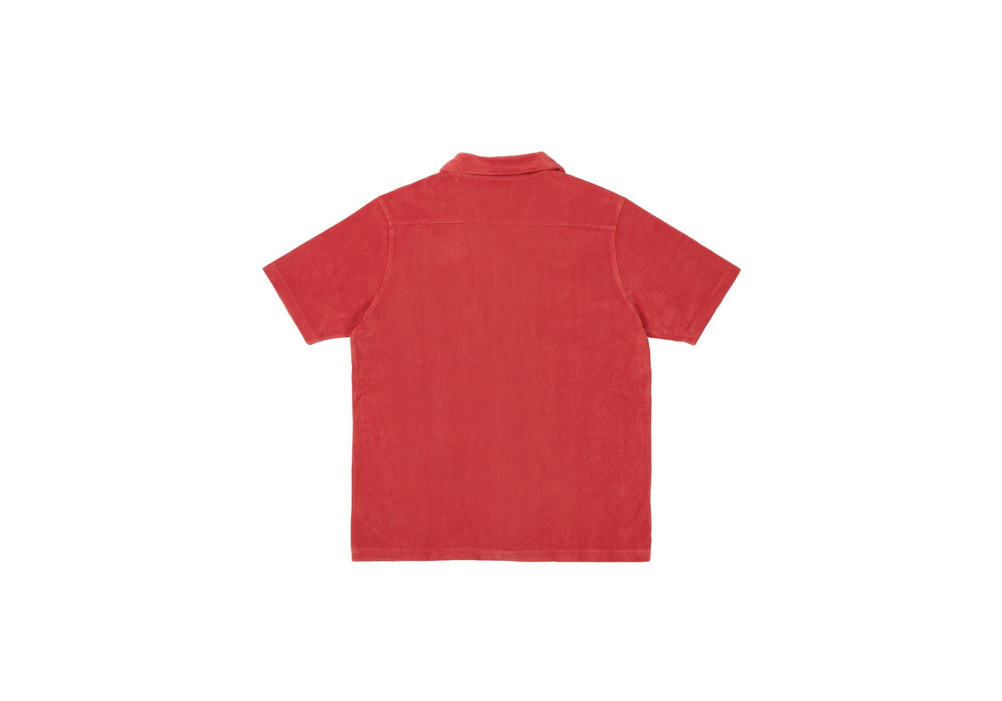 TOWELLING SHIRT RED - 2