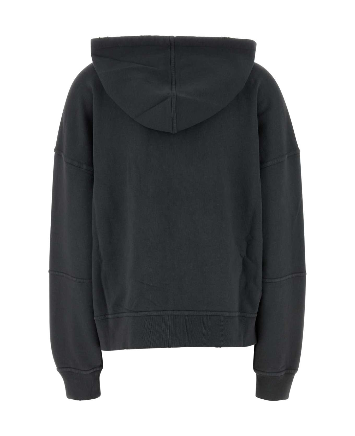 Dark Grey Cotton Oversize Ottaviano Sweatshirt - 2