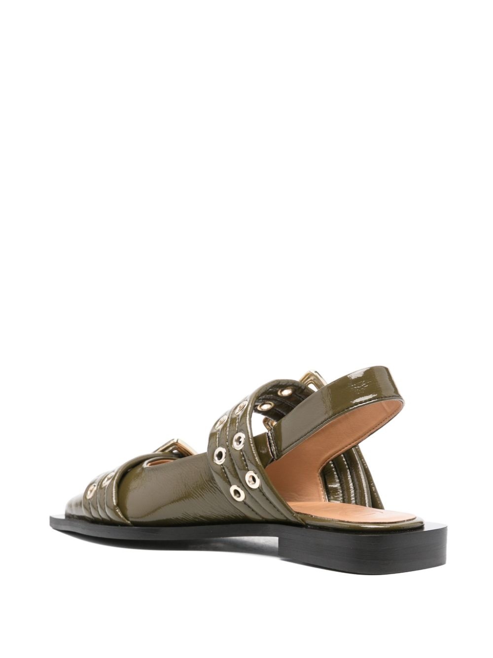 buckle-fastening ballerinas - 3