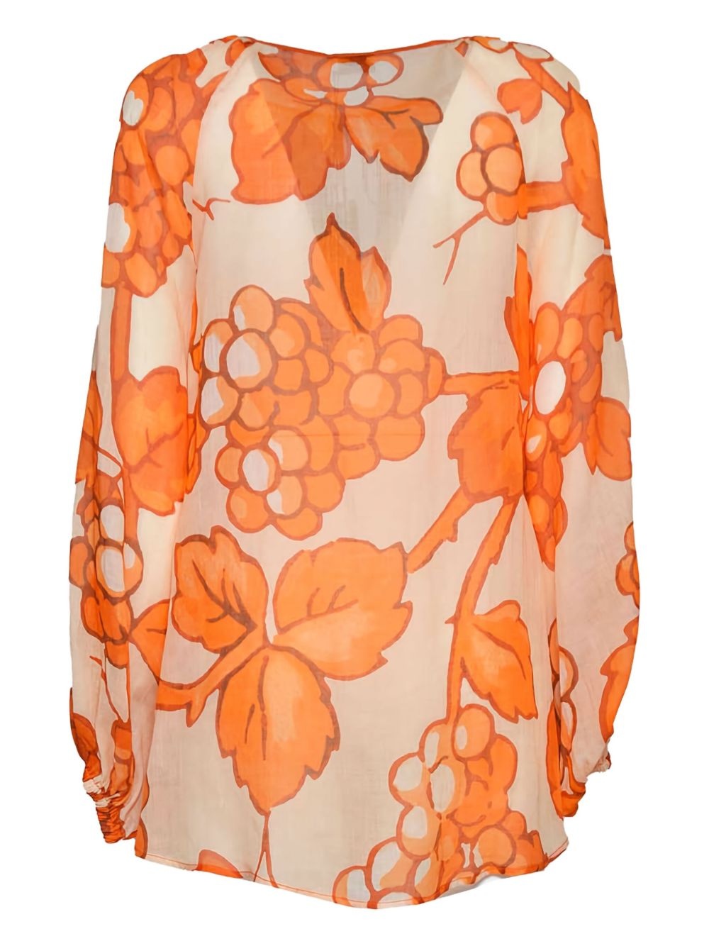 floral-print blouse - 2