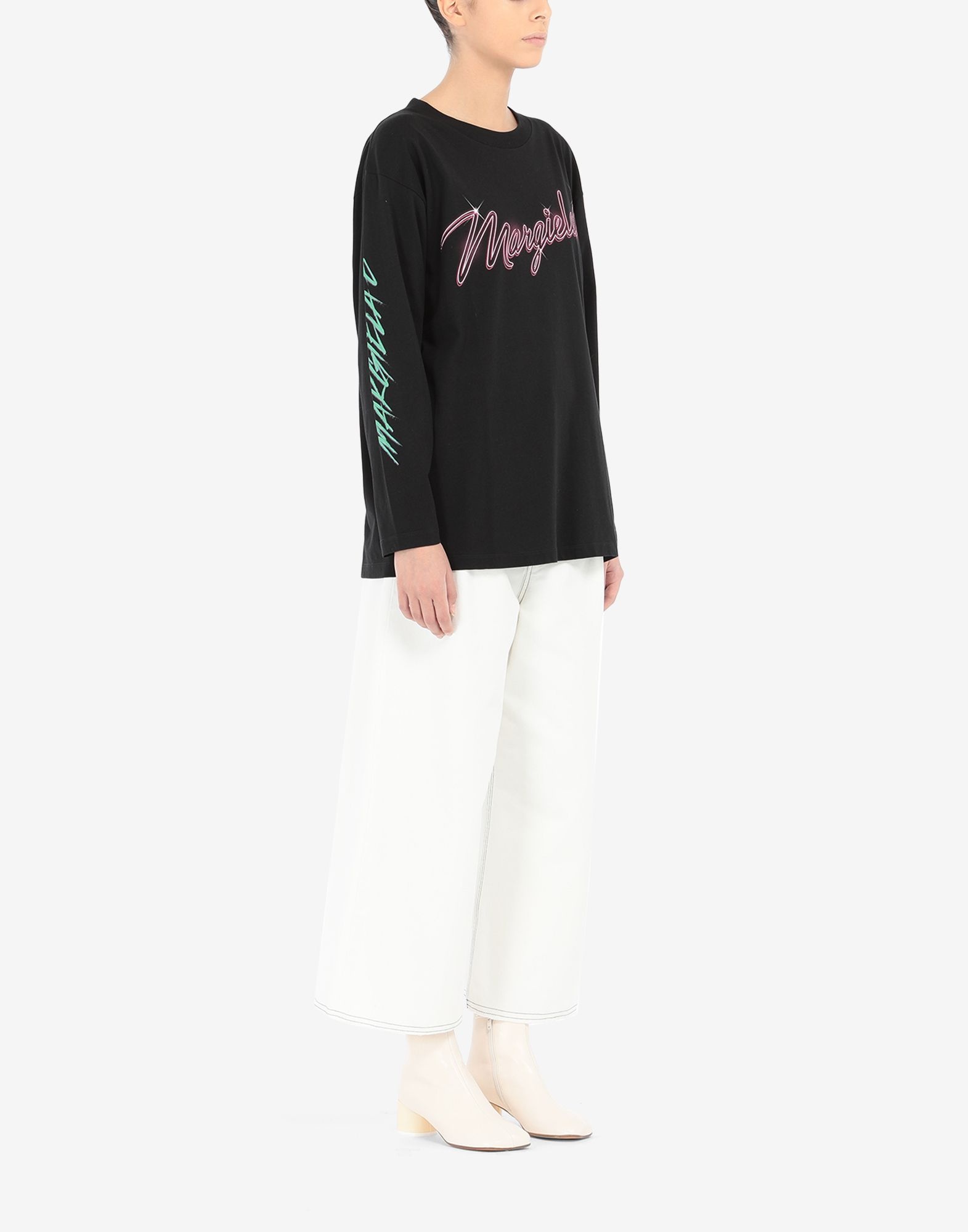 Margiela 6 neon logo top - 3