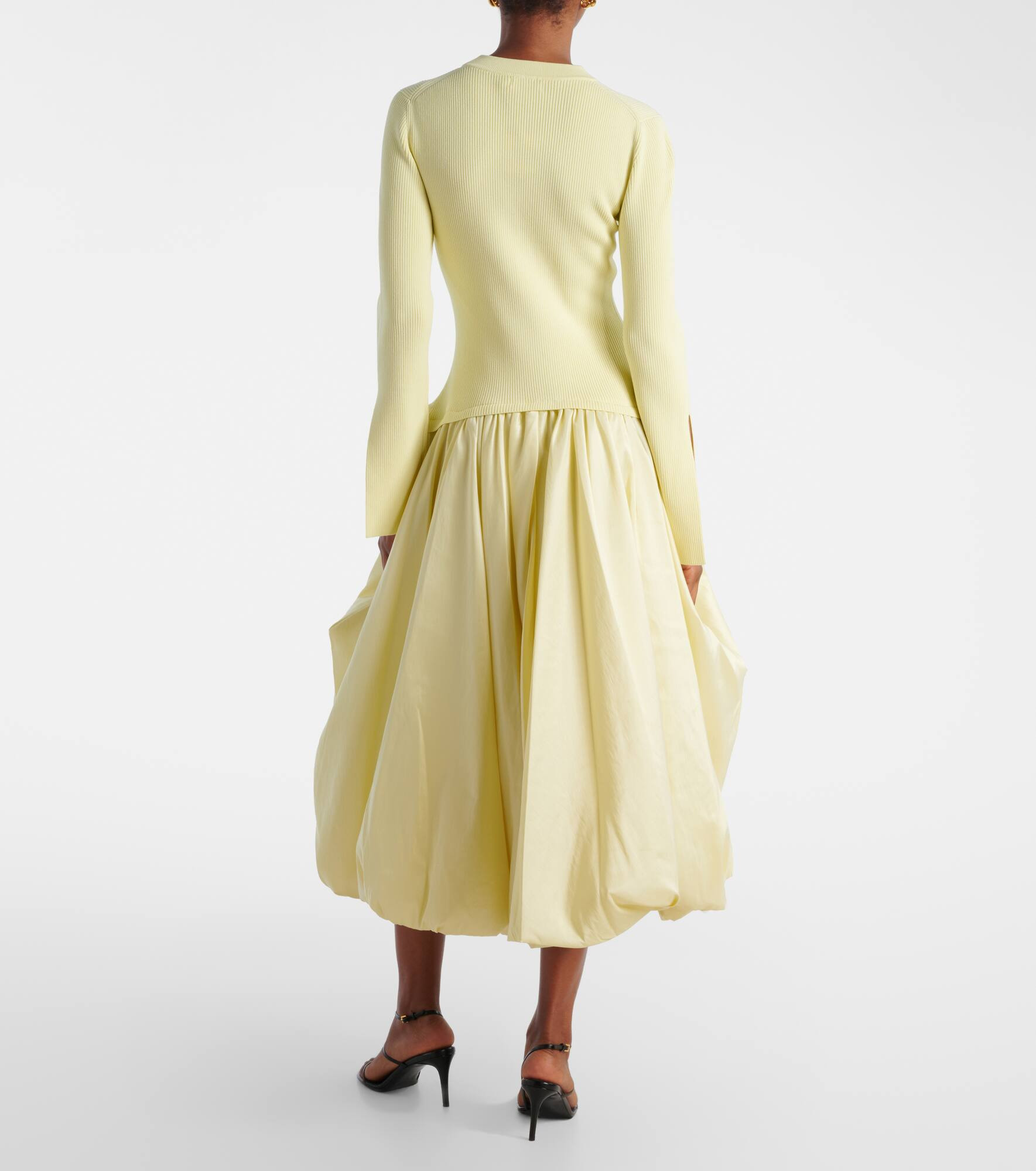 Izzy taffeta midi dress - 3