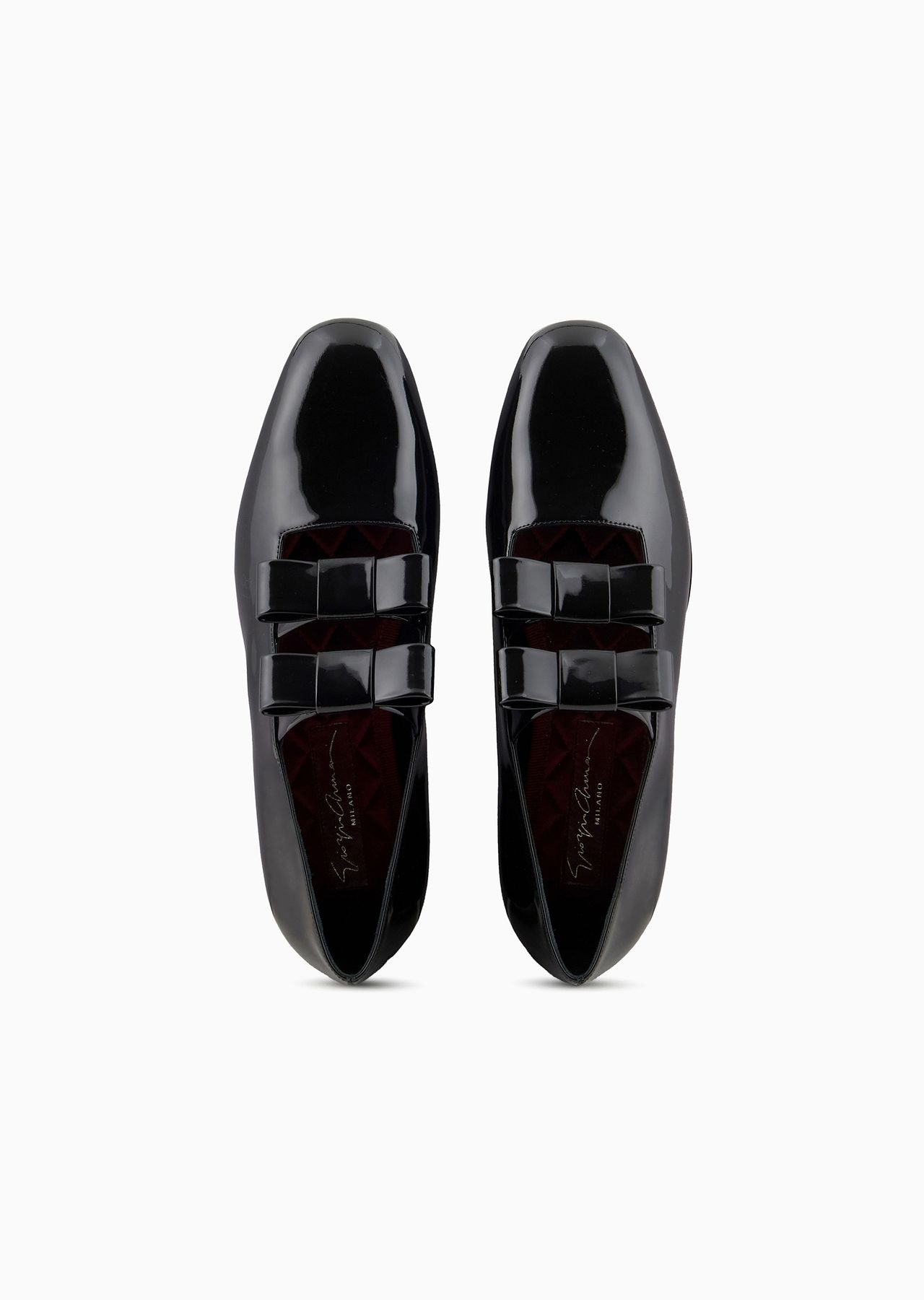 Patent leather ballerinas with bow detail - 3
