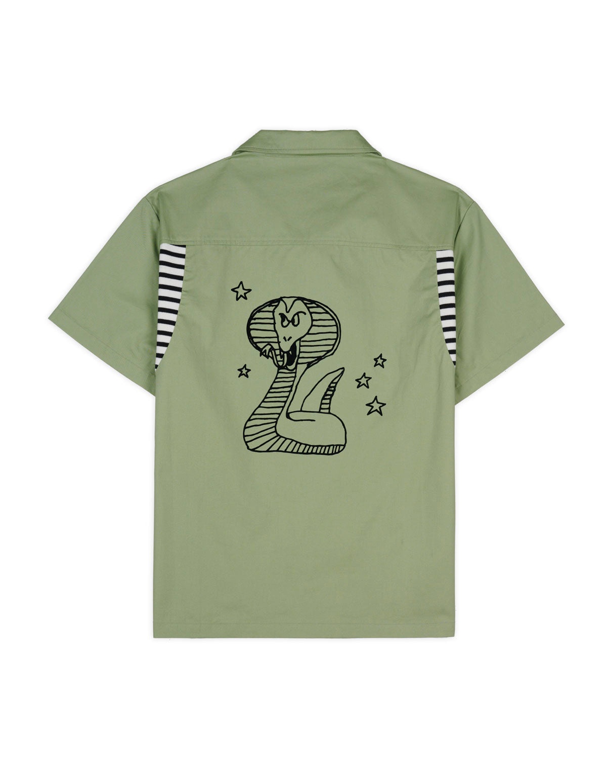Cobra Flocked Bowling Shirt - Sprout - 2