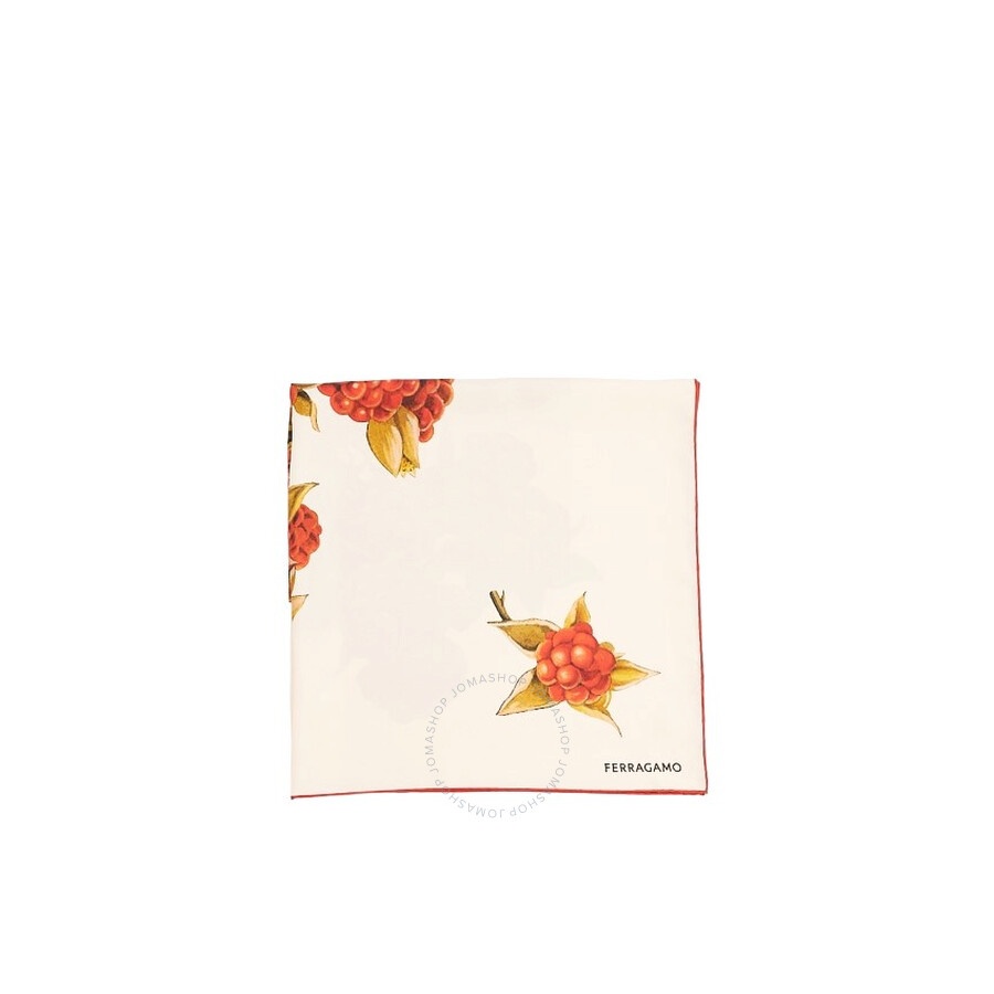 Ferragamo Blackberry Print Silk Scarf - 3
