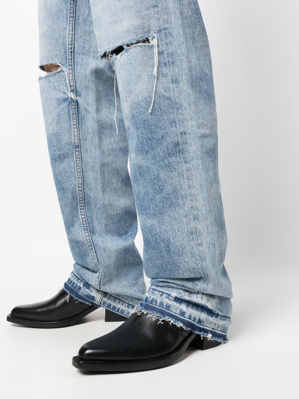 Kate straight-leg ripped jeans - 5