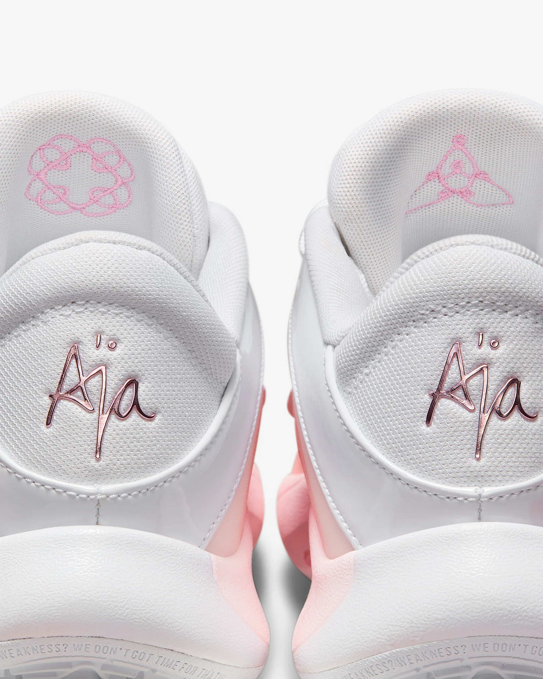 Nike Pastel Knit Basketball Shoes White/Pink GS Basketball Shoe #1 Draft Pick Nike | Hibbett main image 3