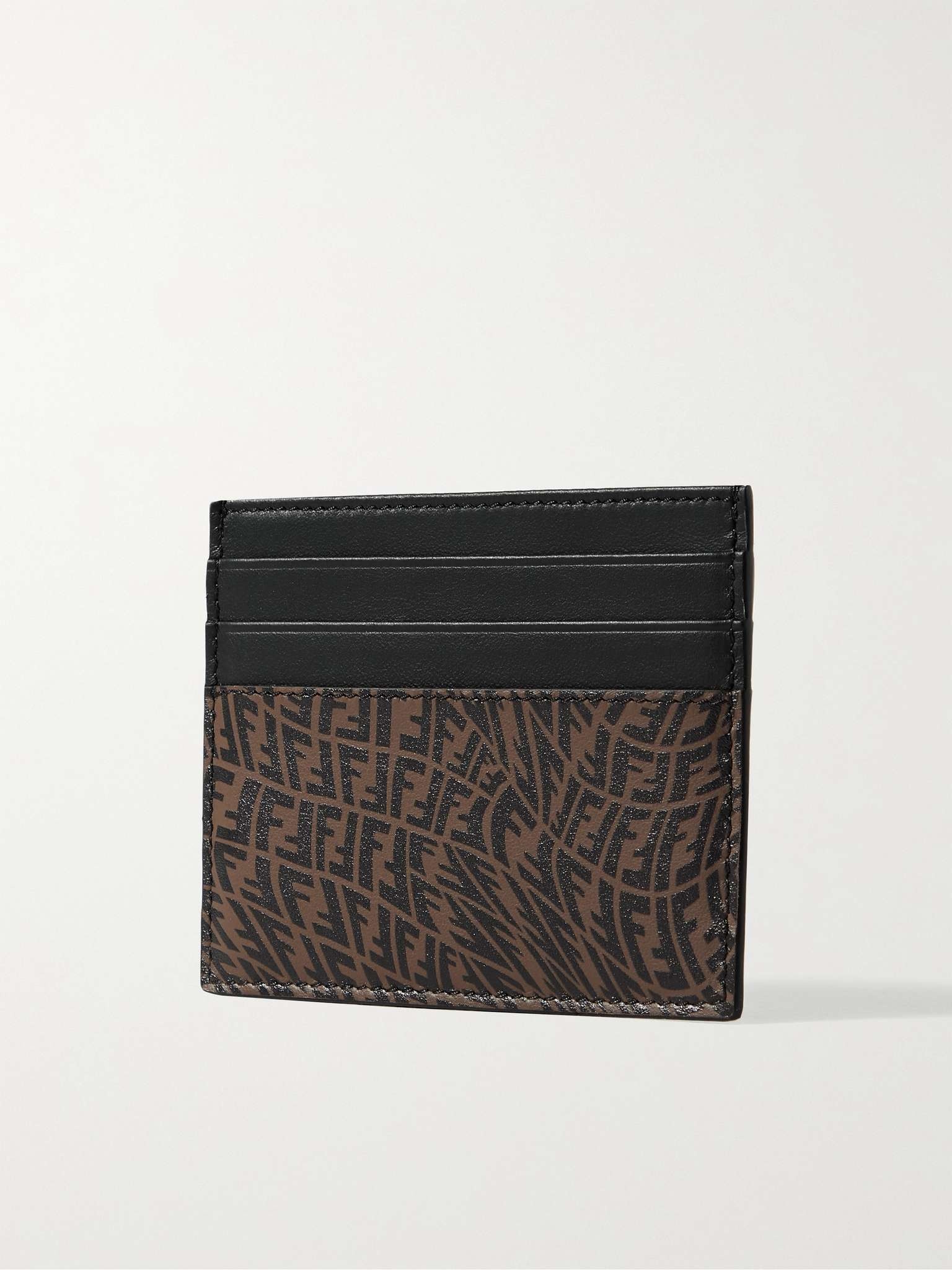 Logo-Print Leather Cardholder - 3