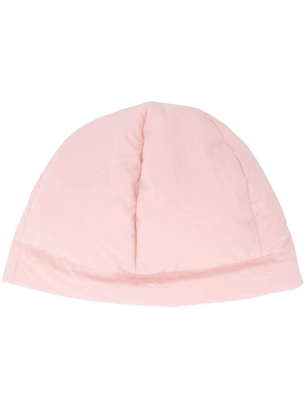 six-panel construction padded beanie - 1