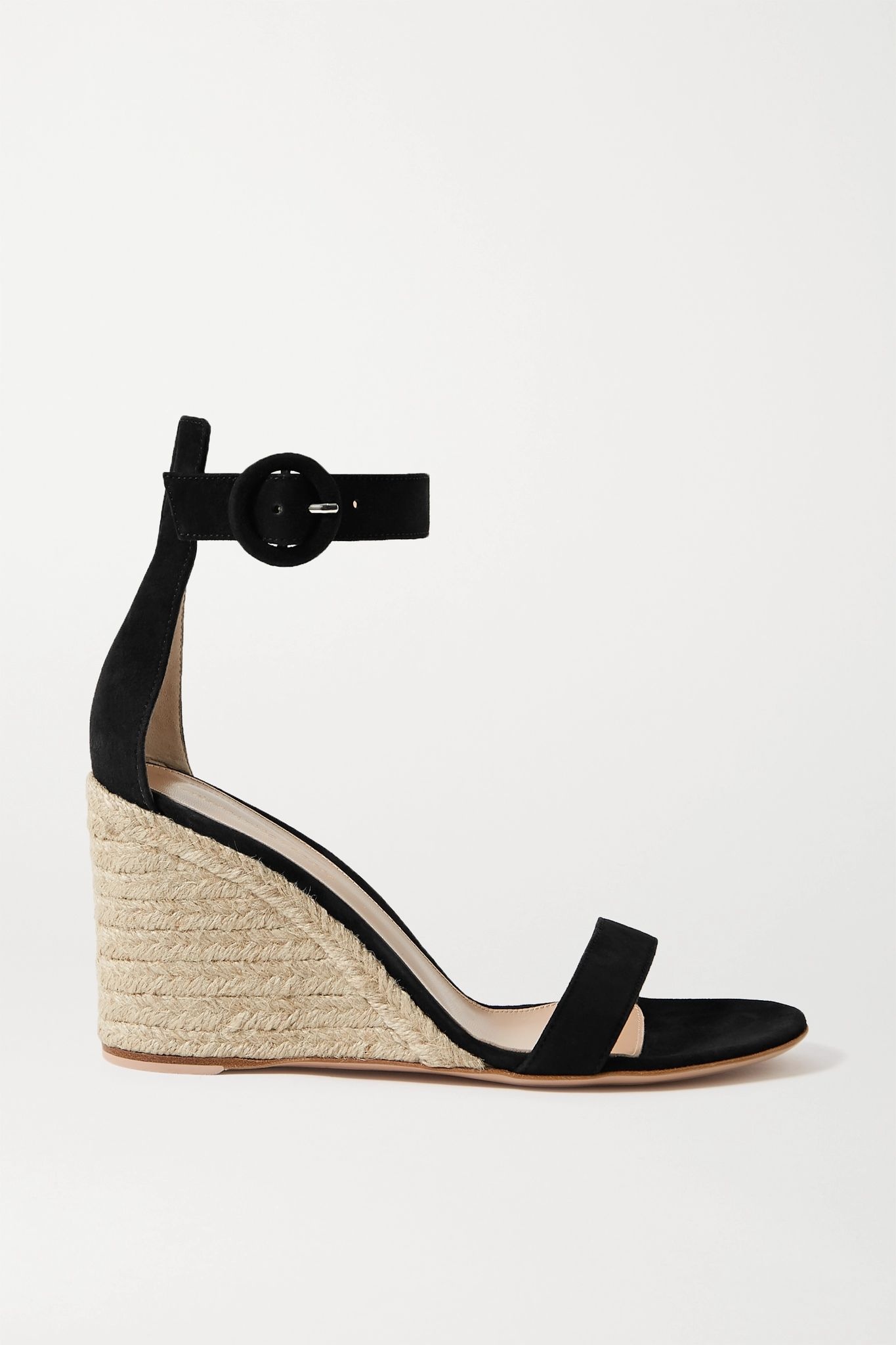 Portofino 85 suede espadrille wedge sandals - 1