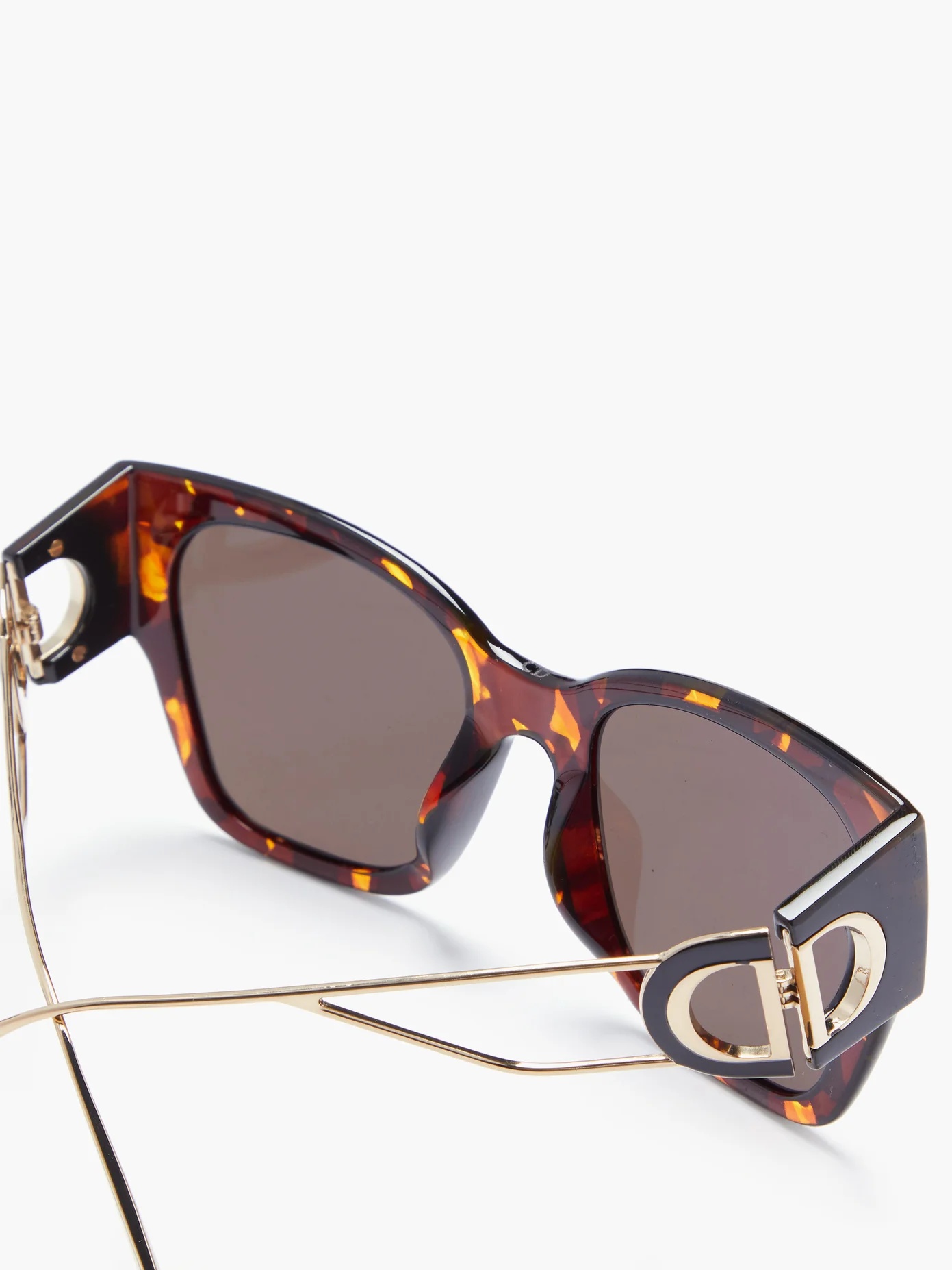 30Montaigne CD-logo tortoiseshell sunglasses - 3