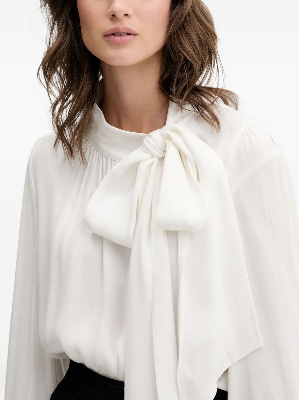 bow-detail blouse - 4