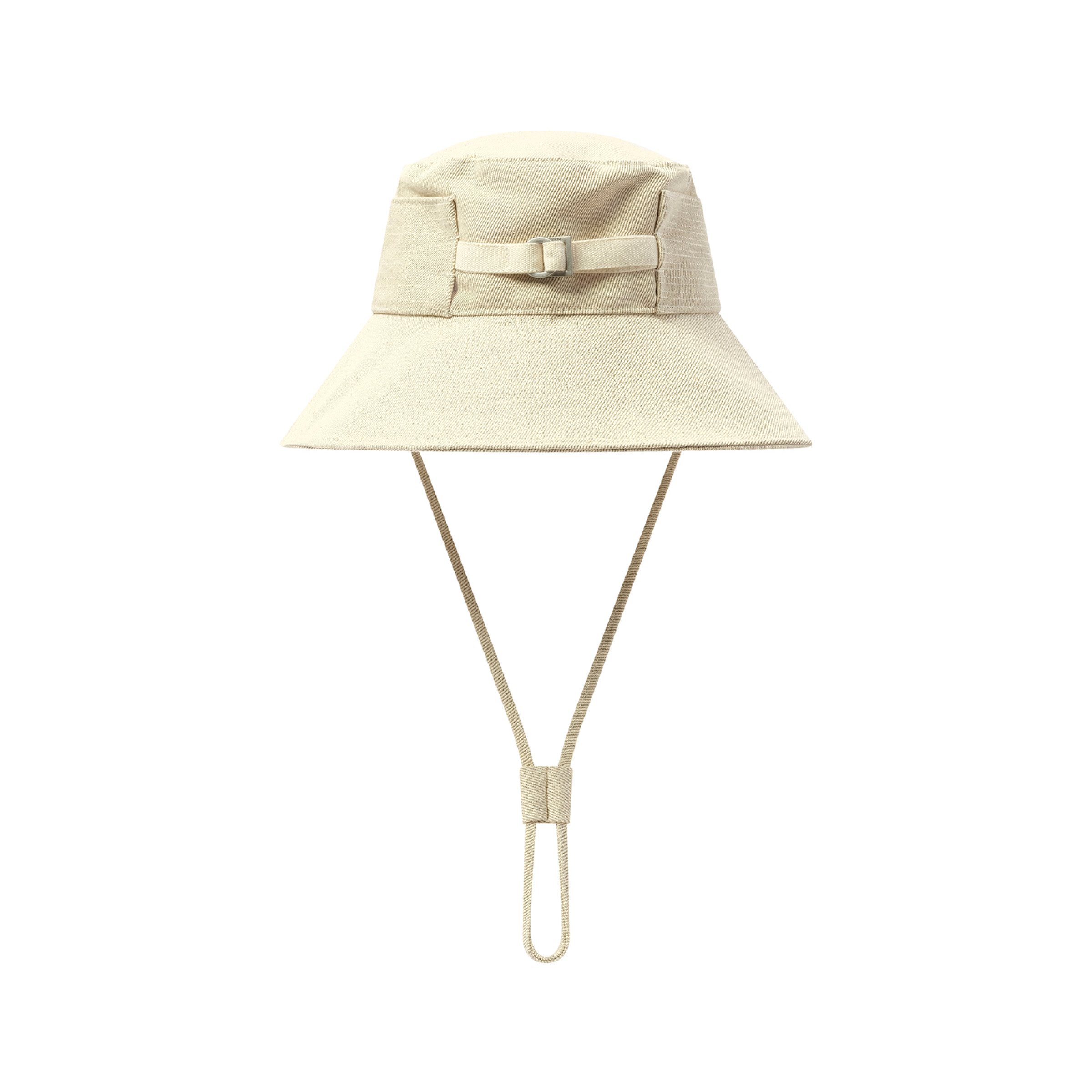 Le Bob Denim Bucket Hat in Off White - 4
