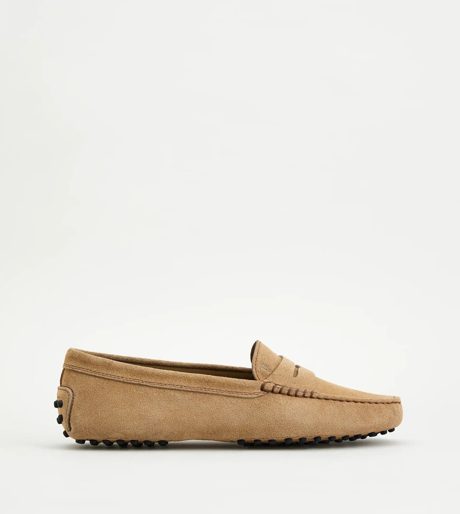 GOMMINO DRIVING SHOES IN SUEDE - BEIGE - 1