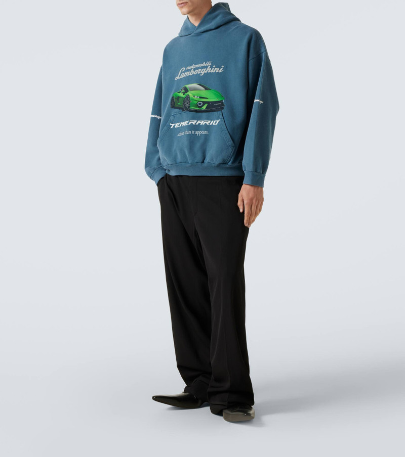 BALENCIAGA x Automobili Lamborghini cotton fleece hoodie outlook