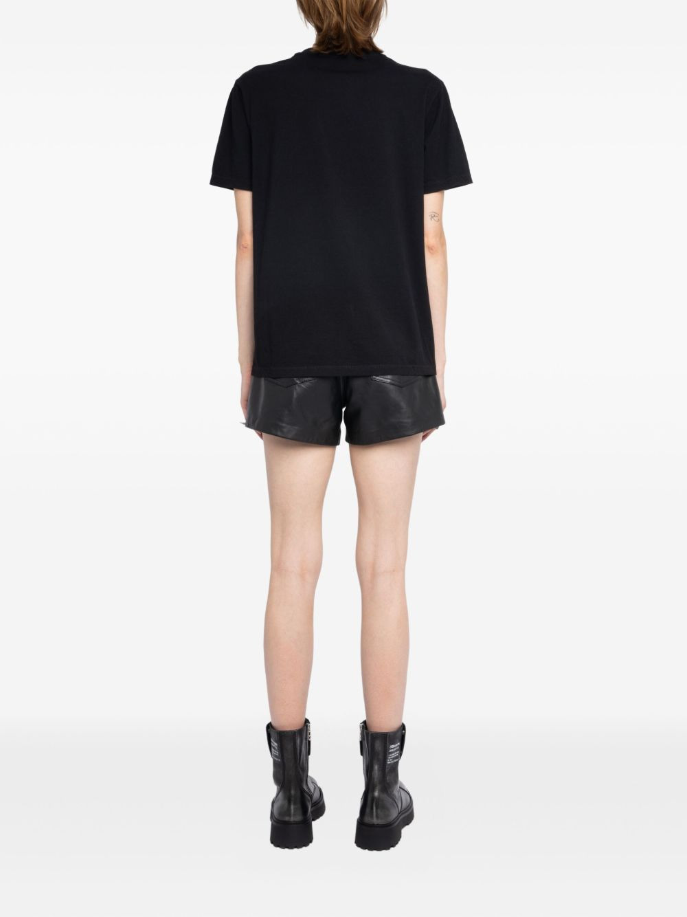 Edwin bat-embellished logo T-shirt - 3
