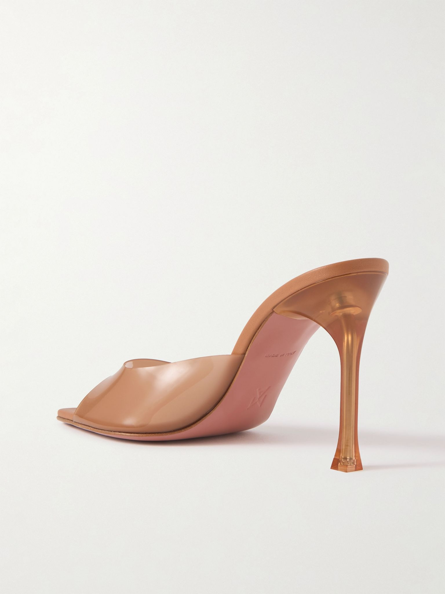 Alexa PVC mules Neutral - 3