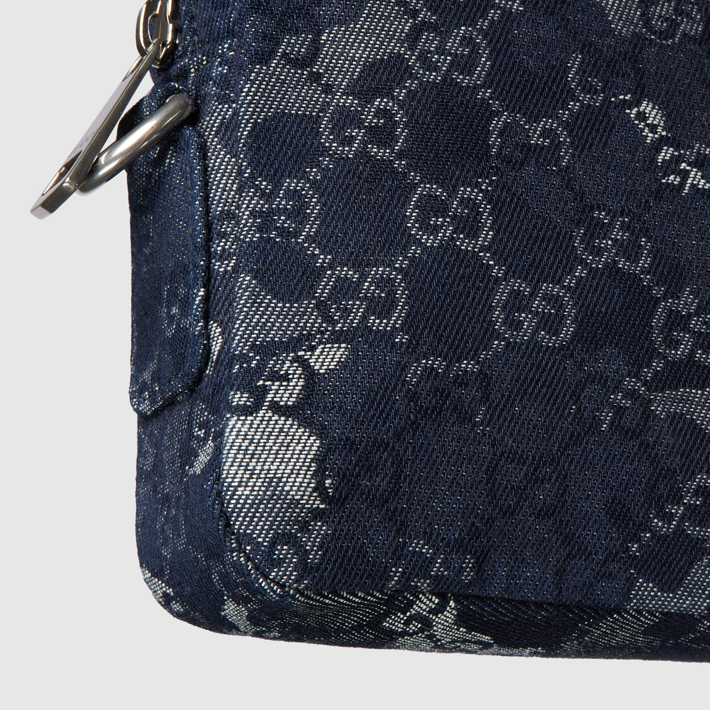 GG denim small crossbody bag - 10