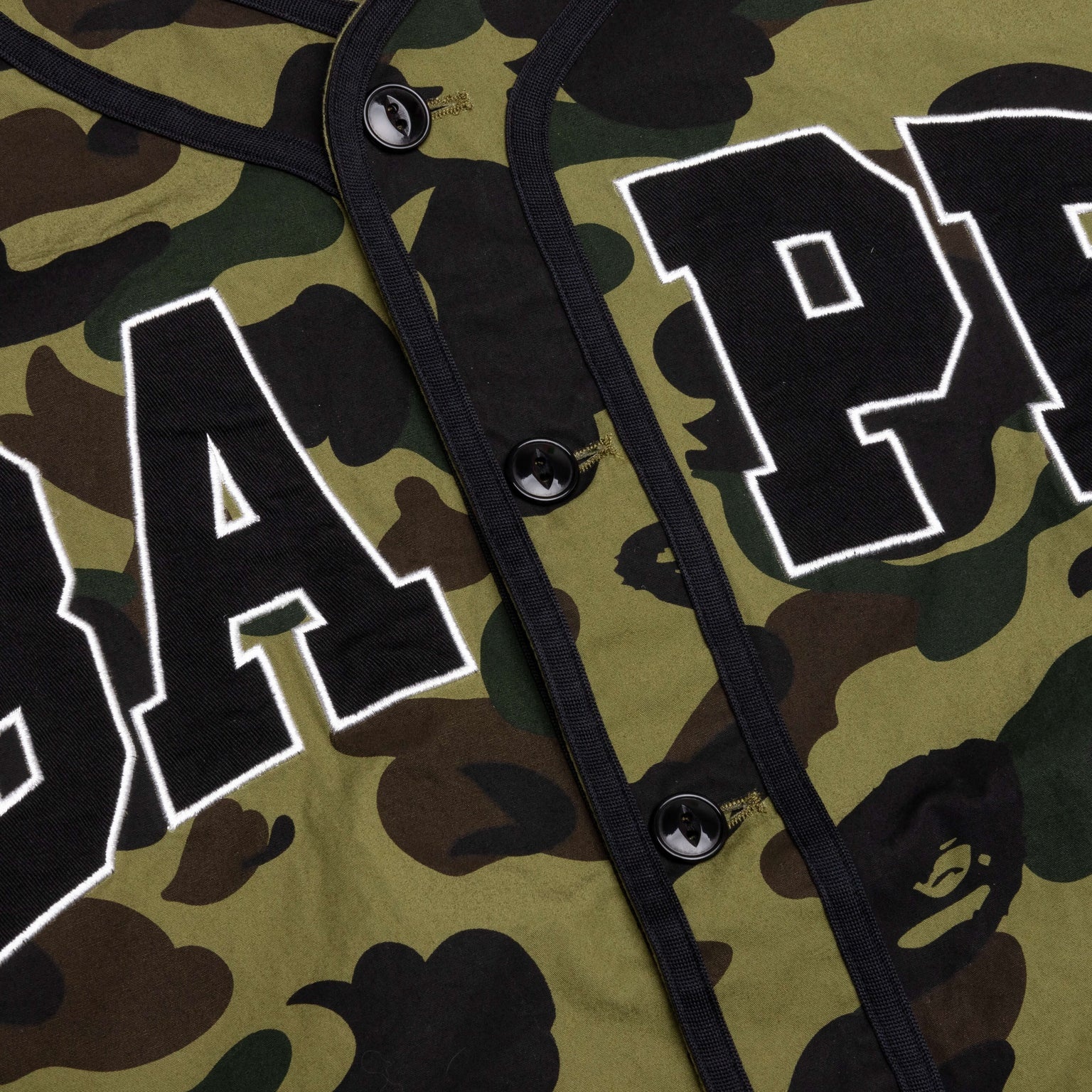 1ST CAMO BASEBALL SHIRT - GREEN - 3