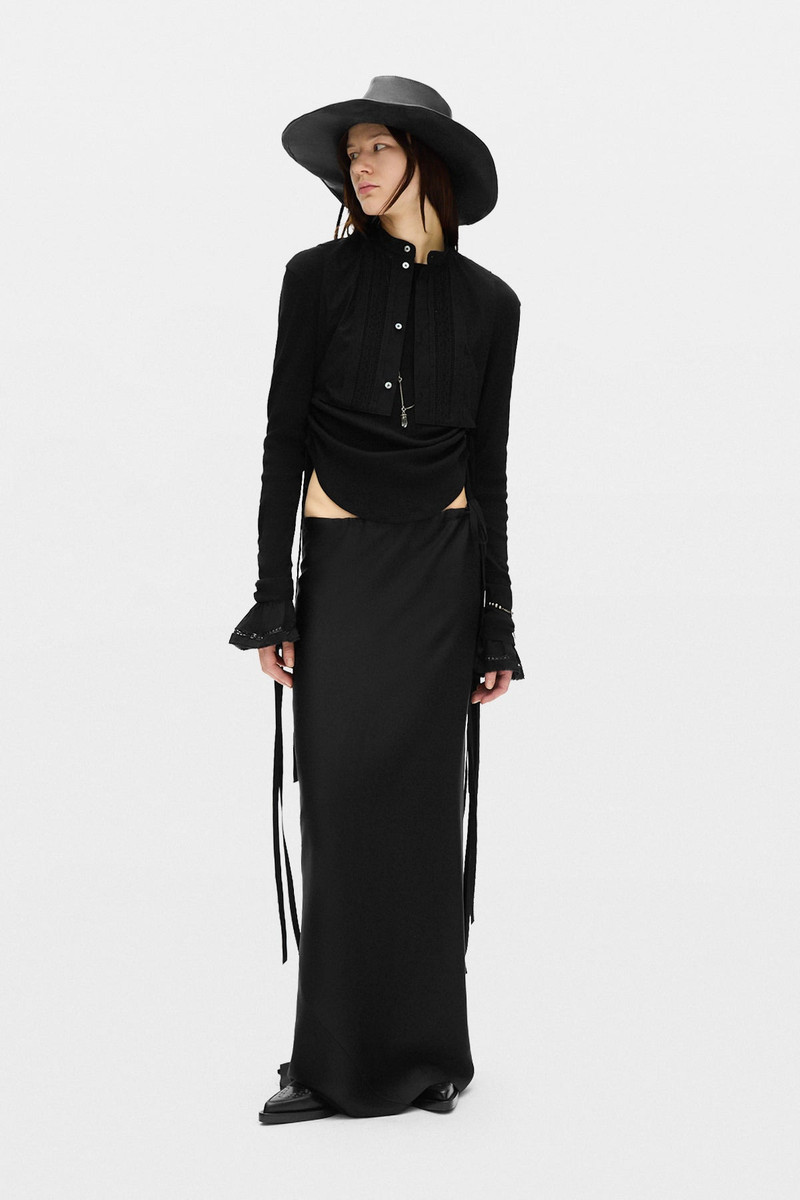 Suna Raw Edge Ruffled Cuffs 7