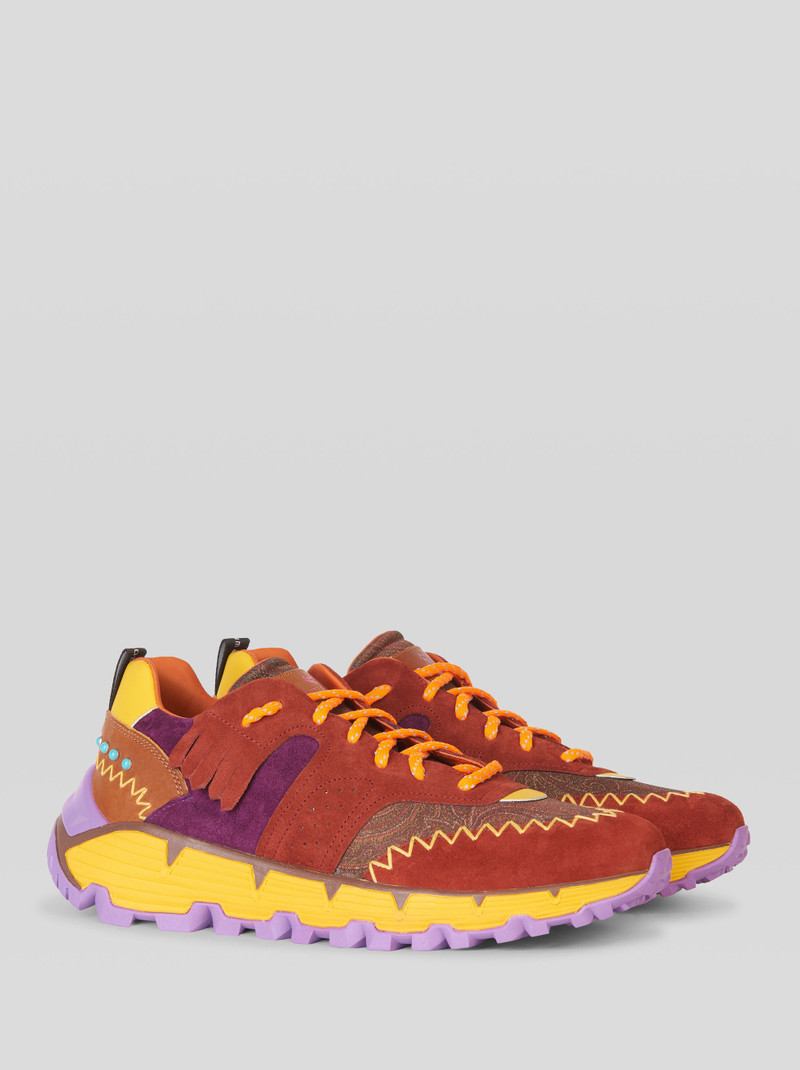 EARTHBEAT MULTICOLOUR SNEAKER WITH PAISLEY PRINT 3