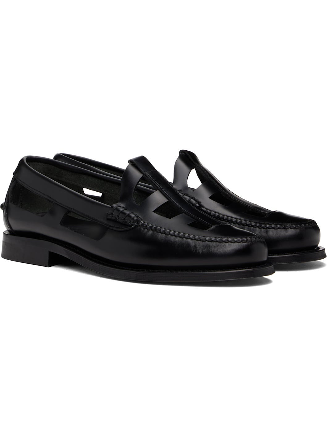 Black Gallo Loafers - 4