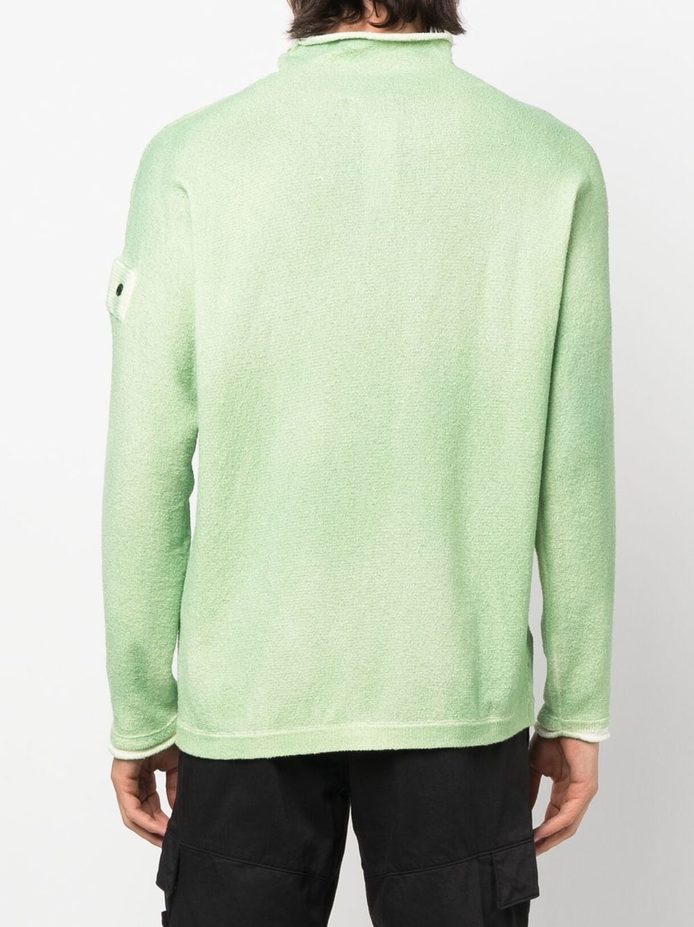 raw-cut hem jumper - 4