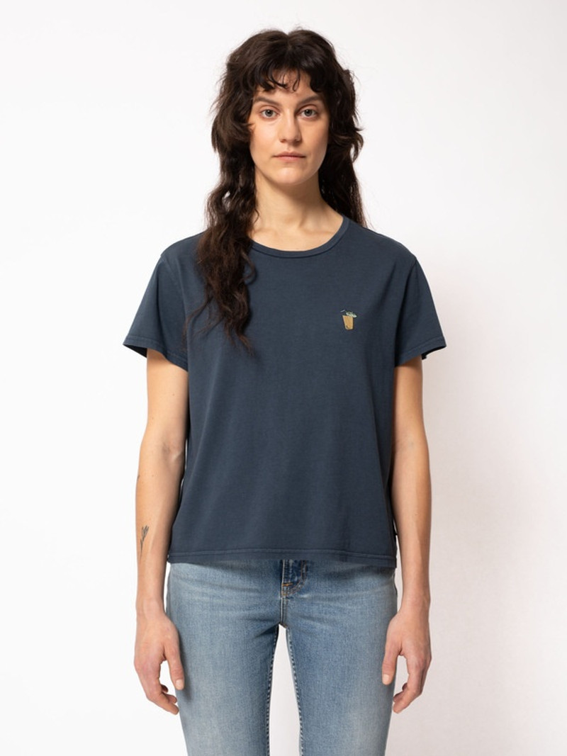 Nudie Jeans Lisa Pina Colada Navy outlook