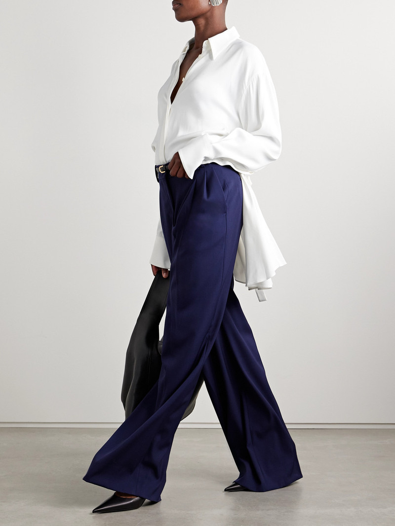 Another Tomorrow Satin-crepe Shirt outlook