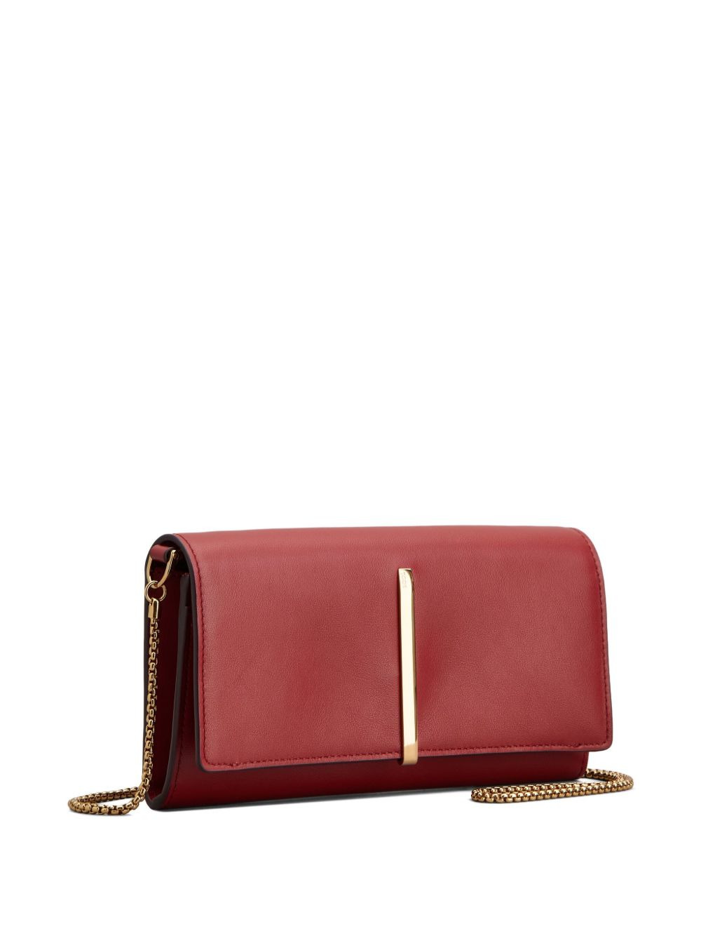 chain-strap leather wallet - 2