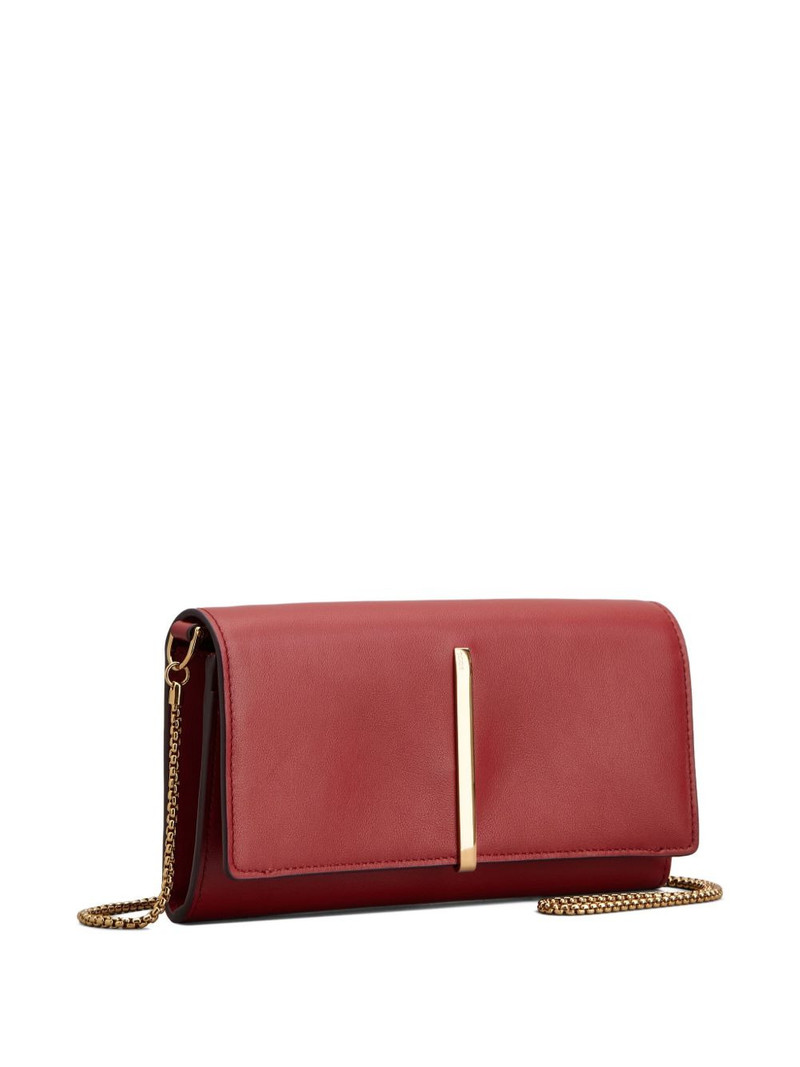 Tod's chain-strap leather wallet outlook