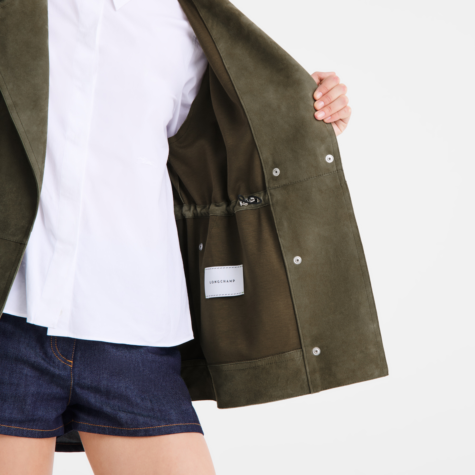 Safari jacket Khaki - Leather - 6