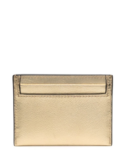 Mulberry metallic-effect leather cardholder outlook