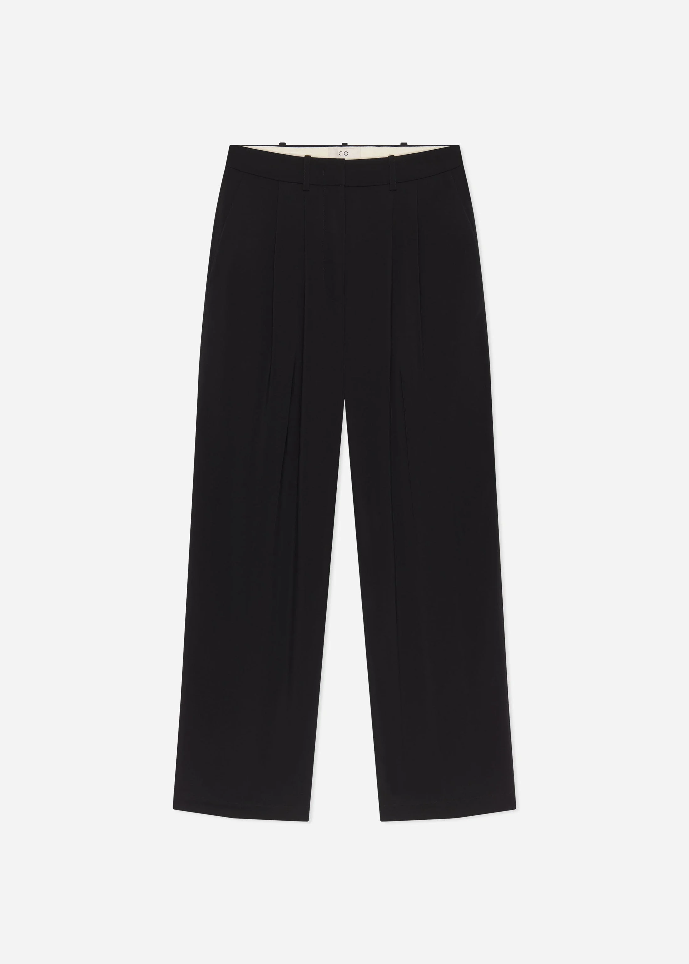 Pleated Trouser in Crepe - 1