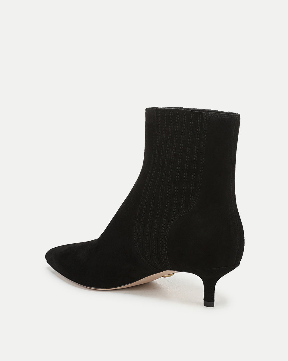 LISA KITTEN-HEEL BOOTIE - 5