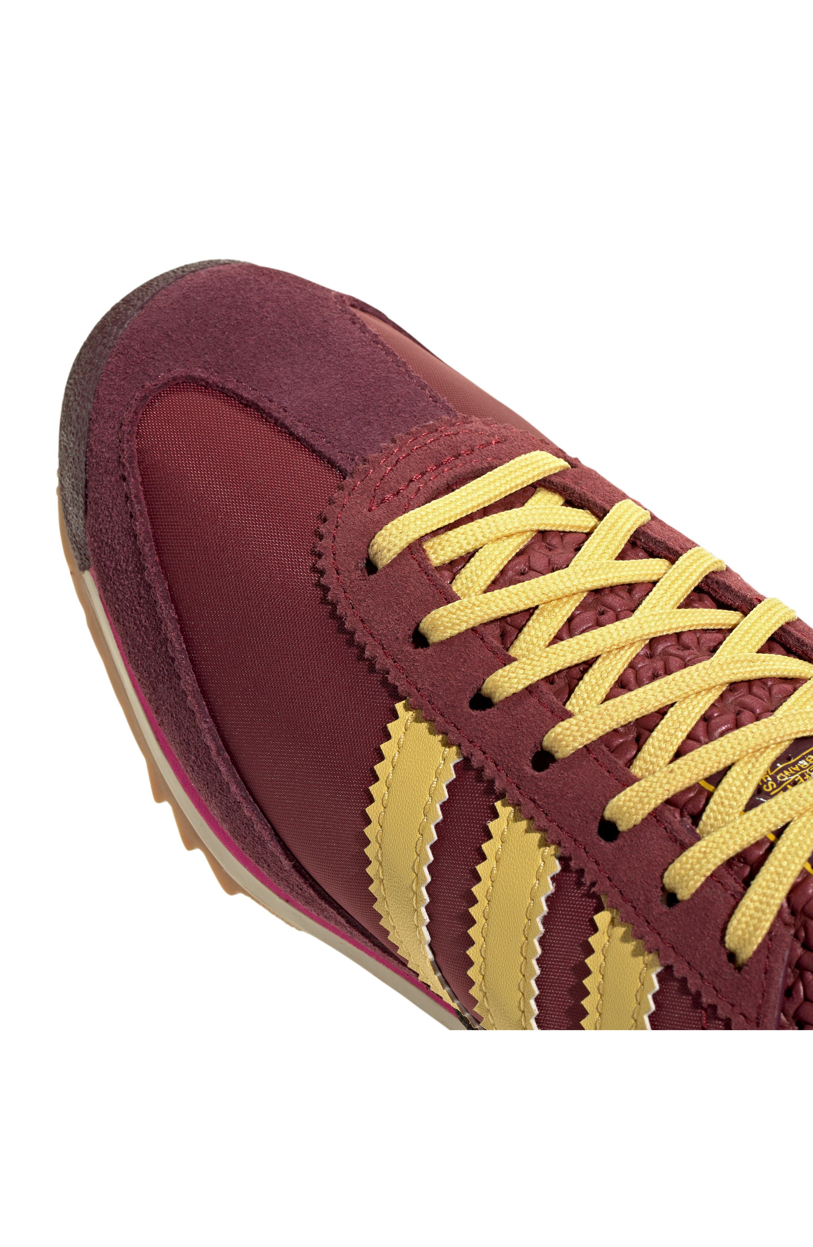 adidas SL 72 Sneaker in Noble Maroon/Maroon/Yellow at Nordstrom - 8