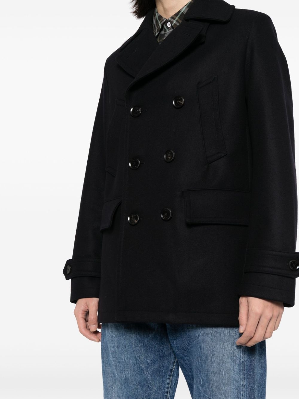 double-breasted coat - 5