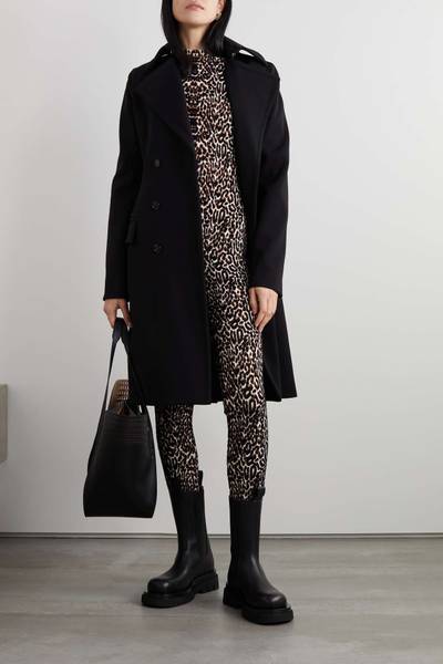 Alaïa Leopard jacquard-knit jumpsuit outlook