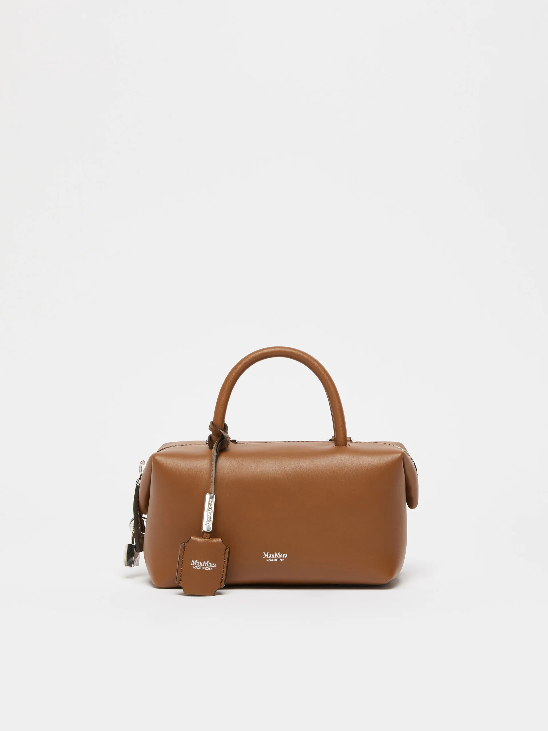 HOLDALLS Small natural leather bowler bag - 1