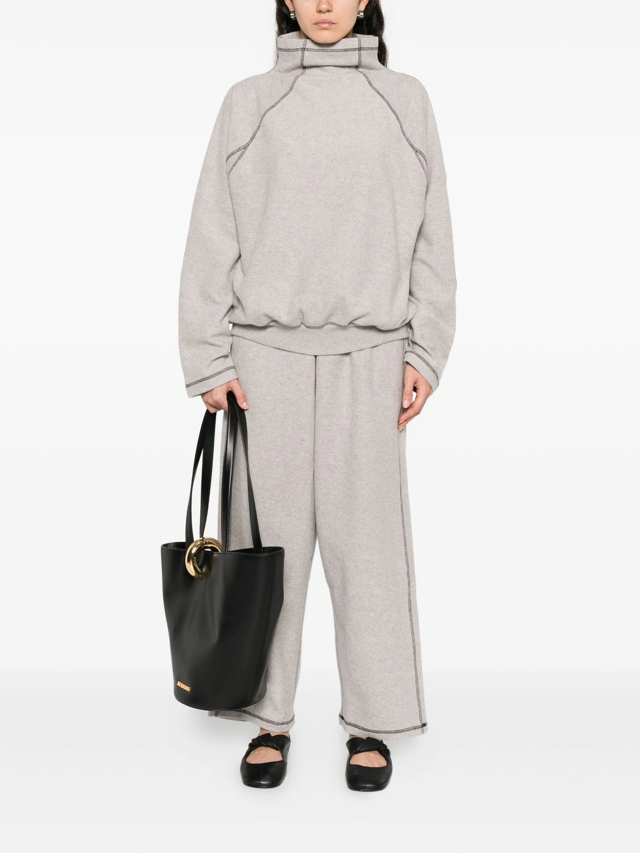Baserange Contrast-stitch Sweatpants - 3