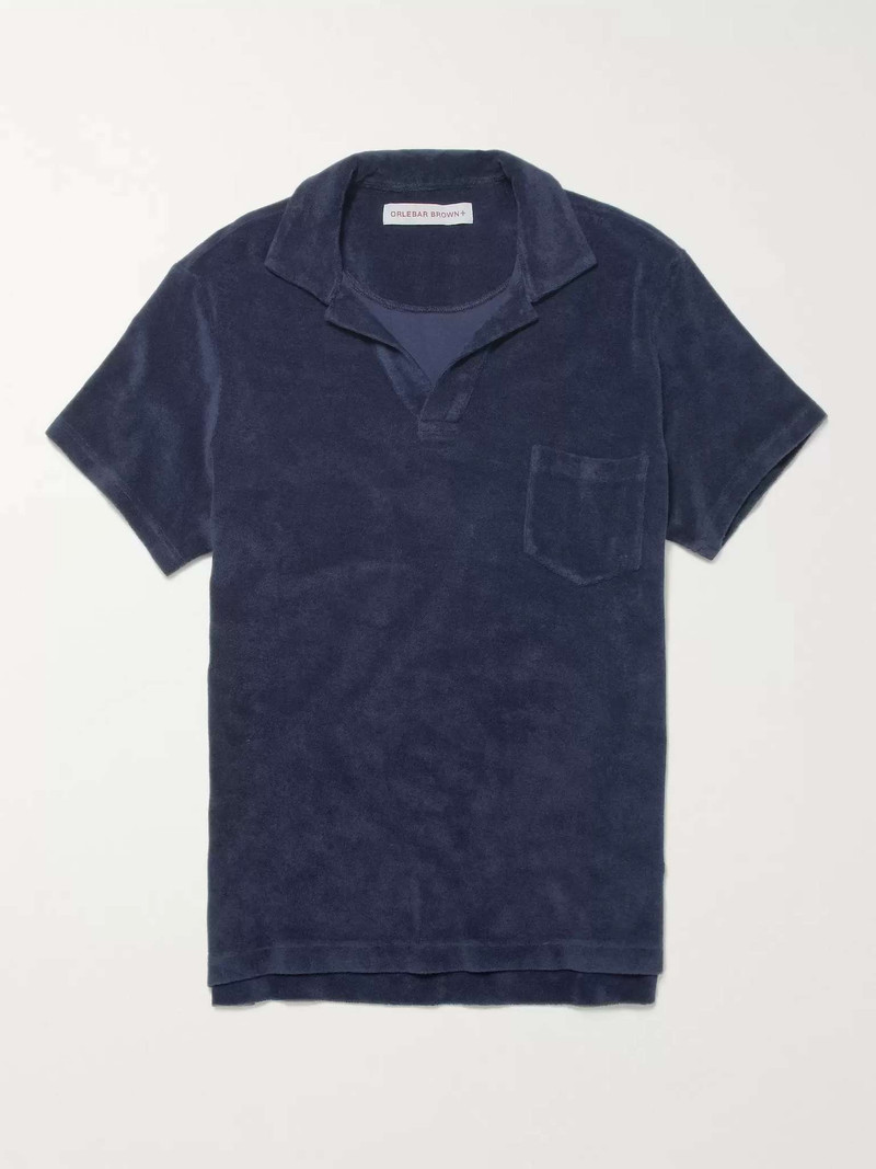 Cotton-Terry Polo Shirt - 1