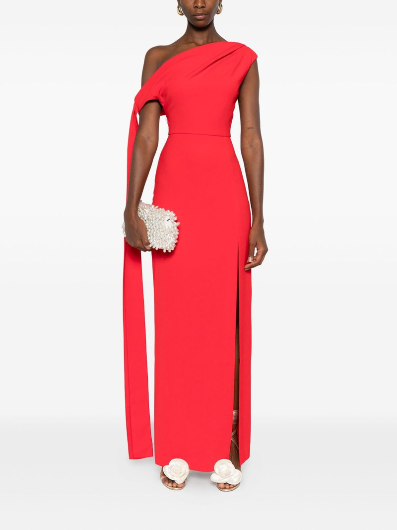 SOLACE LONDON Irina one-shoulder maxi dress outlook
