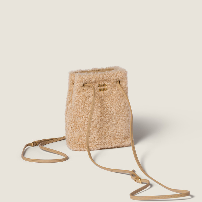 Miu Miu Shearling pouch outlook