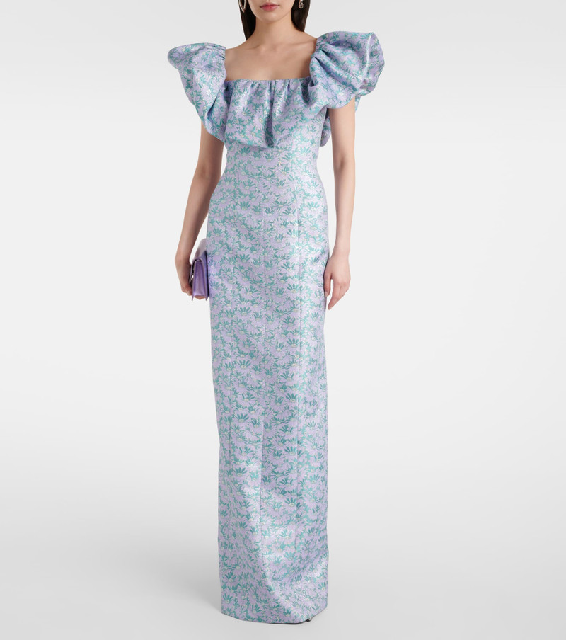 markarian Rowan floral brocade gown outlook