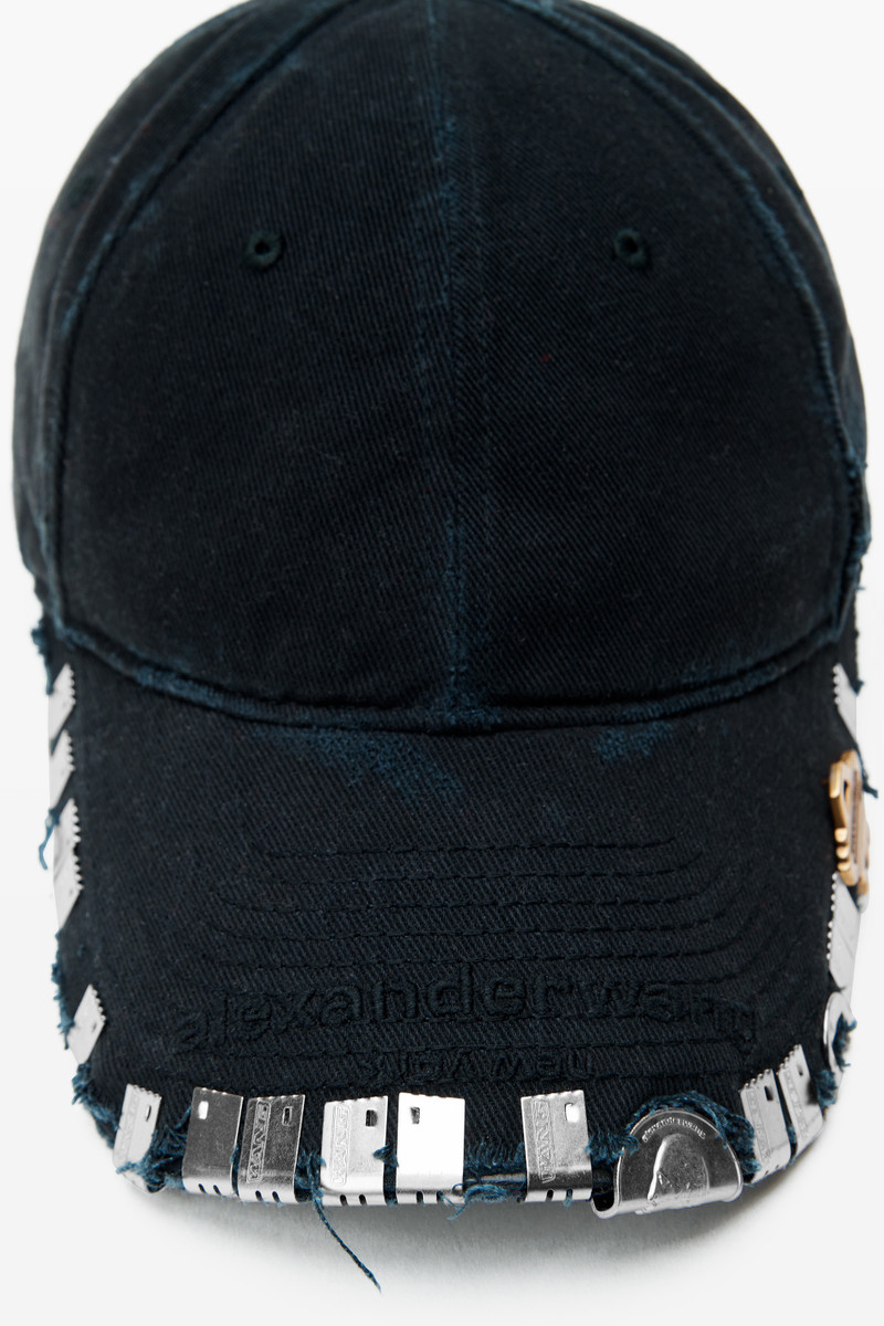 Black Graffiti Logo Baseball Cap 4