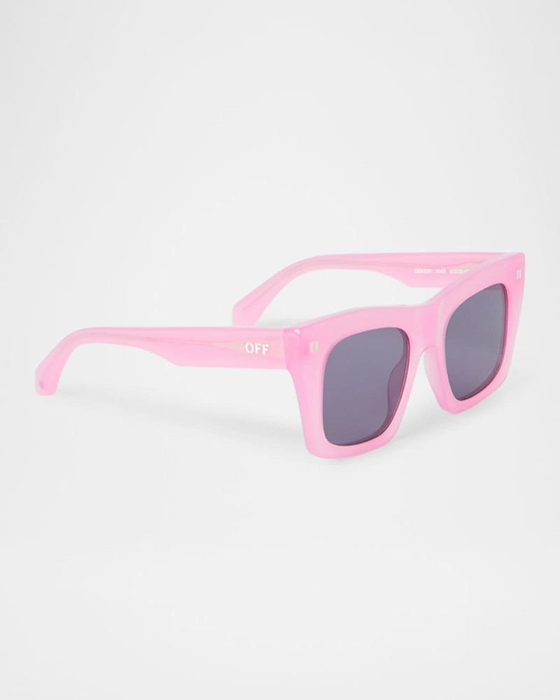 Off-White Selma Logo Square Sunglasses outlook